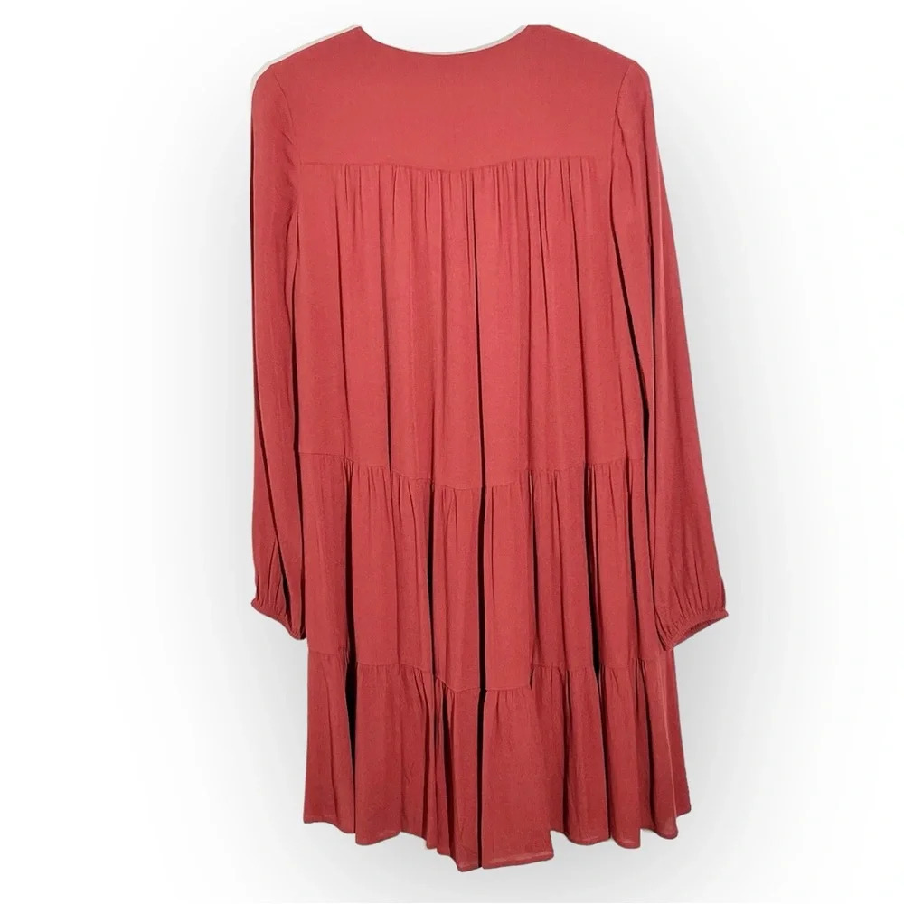 New Wilfred by Aritzia Barossa Dress in Carmine Red size XS - Picture 3 of 6